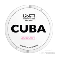 cuba white nicotine pouches 25mg jogurt