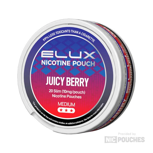 elux nicotine pouches juicy berry 10mg