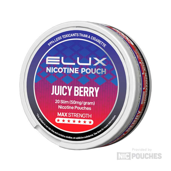 elux nicotine pouches juicy berry 50mg