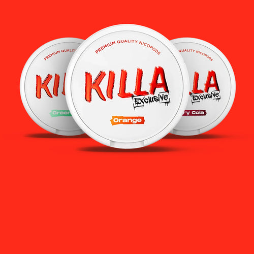 Killa Exclusive Nicotine Pouch Range Available Now on Nicpouches.com