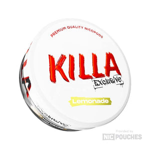 killa exclusive nicotine pouches 16.5mg lemonade