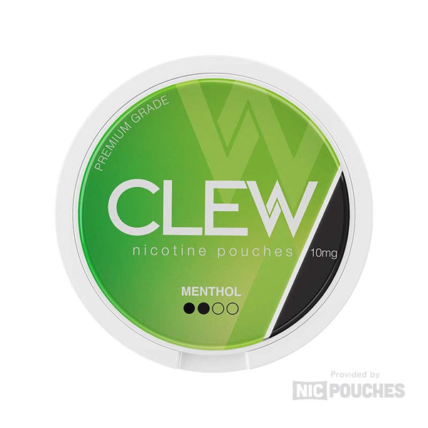 clew nicotine pouches 10mg menthol