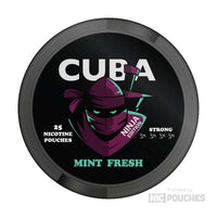 cuba ninja nicotine pouches 30mg mint fresh