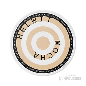 Helwit Mocca nicotine pouch with creamy coffee and chocolate flavors