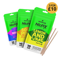 NicPix 10mg Mixed Flavours (3-Pack)