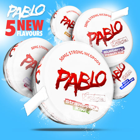 5 new pablo flavours