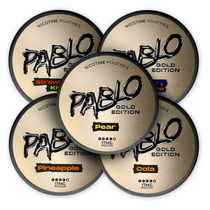 Pablo Gold 17mg Five Flavour Fusion Bundle (UK Exclusive)