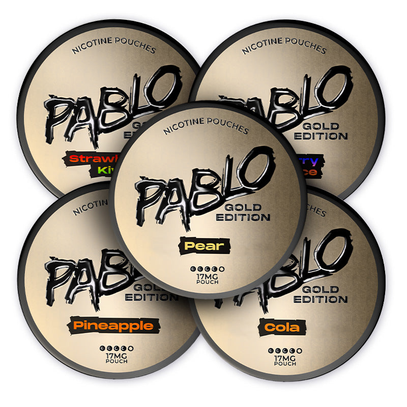 Pablo Gold 17mg Five Flavour Fusion Bundle (UK Exclusive)