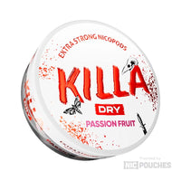 killa dry nicotine pouches 16mg passion fruit