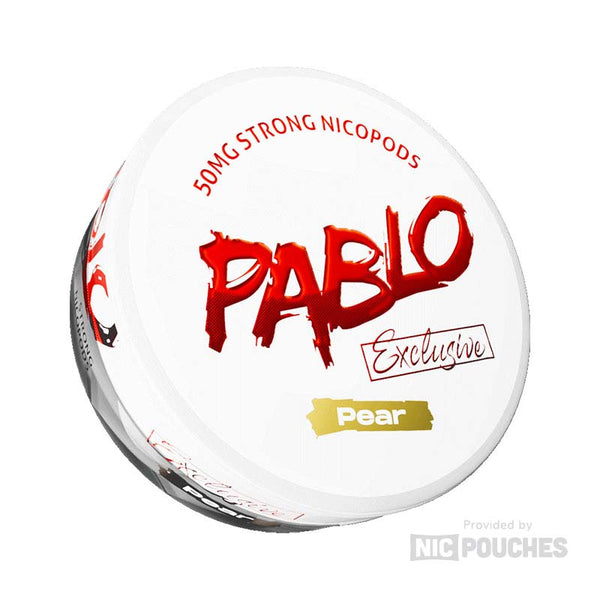 pablo exclusive nicotine pouches 50mg pear