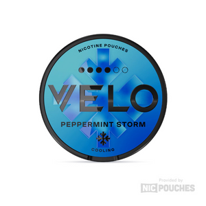 velo nicotine pouches peppermint storm