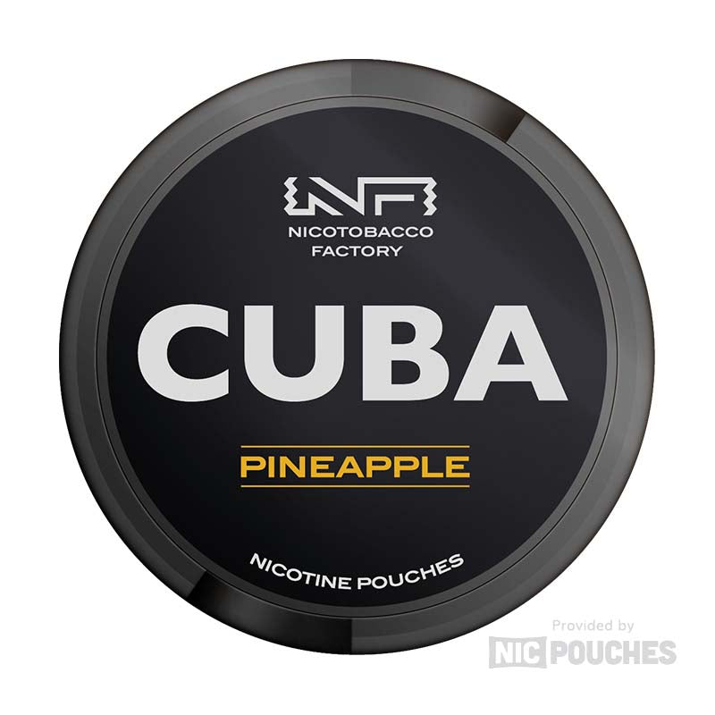 cuba white nicotine pouches 25mg pineapple