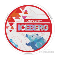 iceberg medium nicotine pouches 20mg raspberry