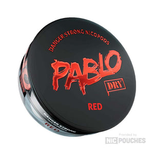 pablo dry nicotine pouches 30mg red