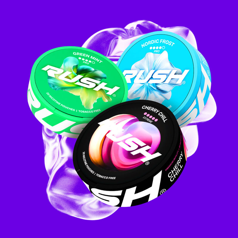 Hero Banner for RUSH Nicotine Pouch