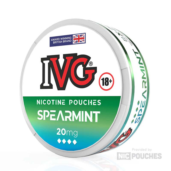 ivg nicotine pouches 20mg spearmint