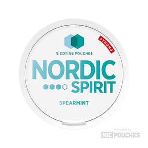 nordic spirit nicotine pouches 9mg strong spearmint