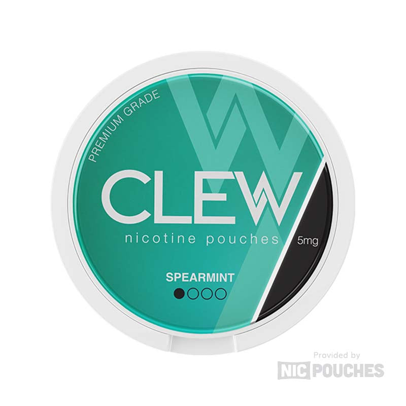 smooth spearmint vape flavor Clew Spearmint Nic Pouches