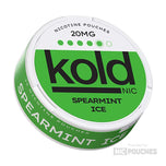 Koldnic Spearmint Ice nicotine pouches in 20mg strength with fresh spearmint flavor.