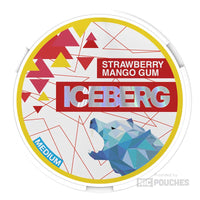 iceberg medium nicotine pouches 20mg strawberry mango gum