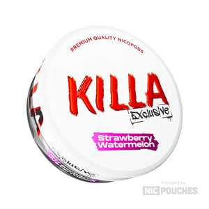 killa exclusive nicotine pouches 16.5mg strawberry watermelon