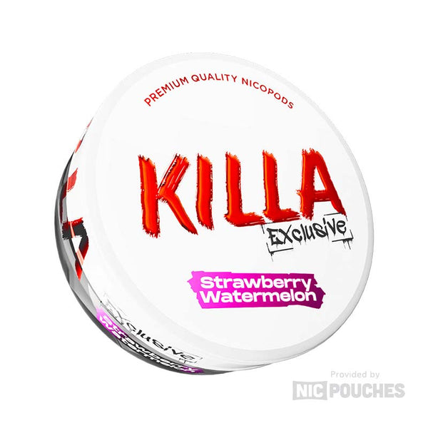 killa exclusive nicotine pouches 16.5mg strawberry watermelon