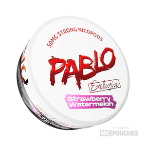 pablo exclusive nicotine pouches 50mg strawberry watermelon