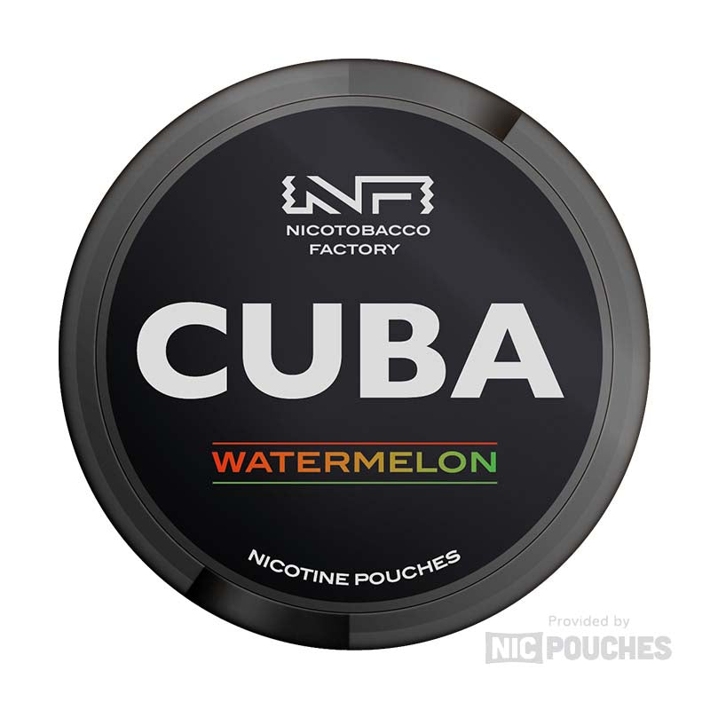 cuba white nicotine pouches 25mg watermelon