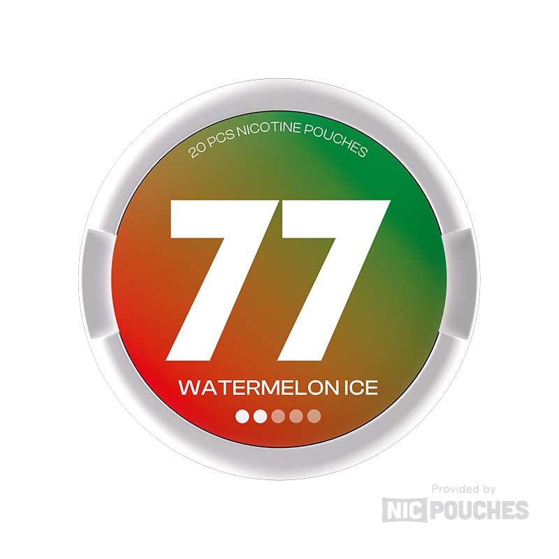 77 Medium Watermelon Ice 10mg Nicotine Pouches