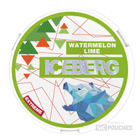 iceberg extreme nicotine pouches 50mg watermelon lime