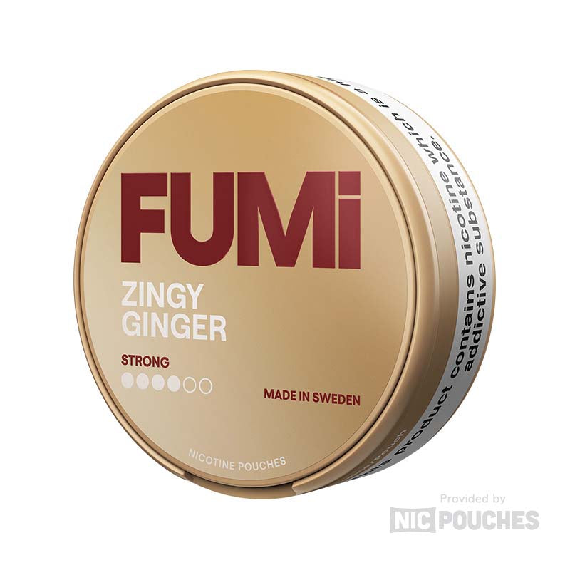 Fumi Nic Pouches Zingy Ginger 8mg Nicotine Pouches