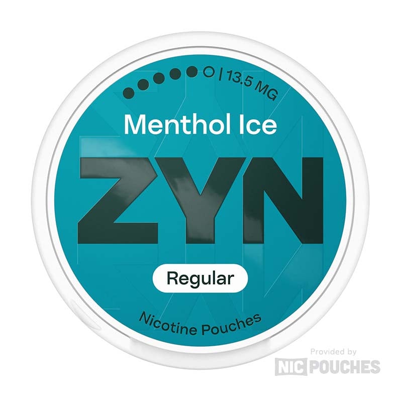 ZYN Menthol Ice XX Strong nicotine pouch, 13.5mg, intense menthol freshness